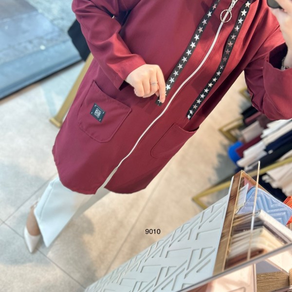 9010 Cepli Fermuarlı Spor Kap - Görsel 4