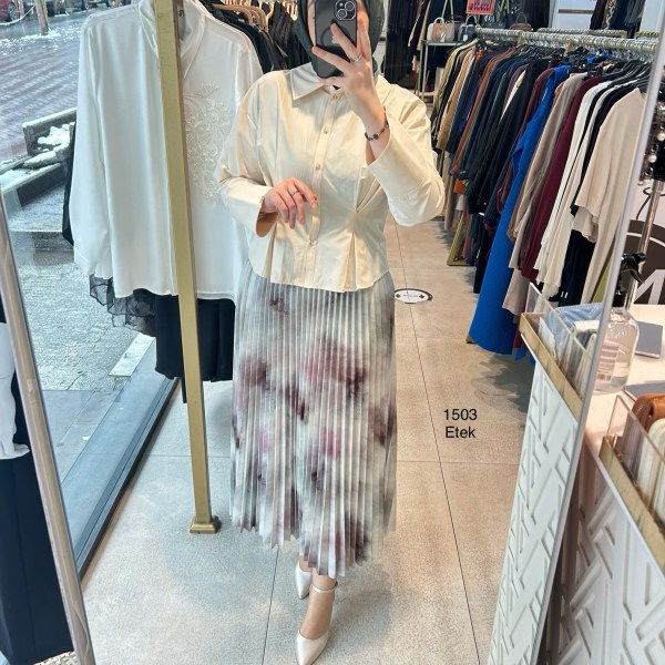 1503 Piliseli Etek - Görsel 3