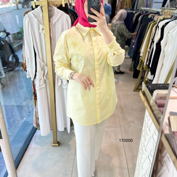 170200 ÇİÇEK DETAYLI TAŞ
İŞLEMELİ GÖMLEK - Görsel 6