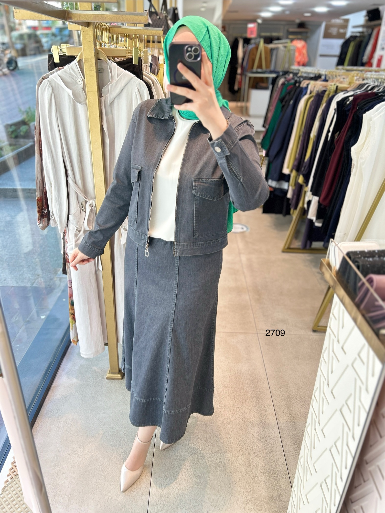 2709 KOT KUMAŞ ETEKLİ TAKIM - Görsel 2