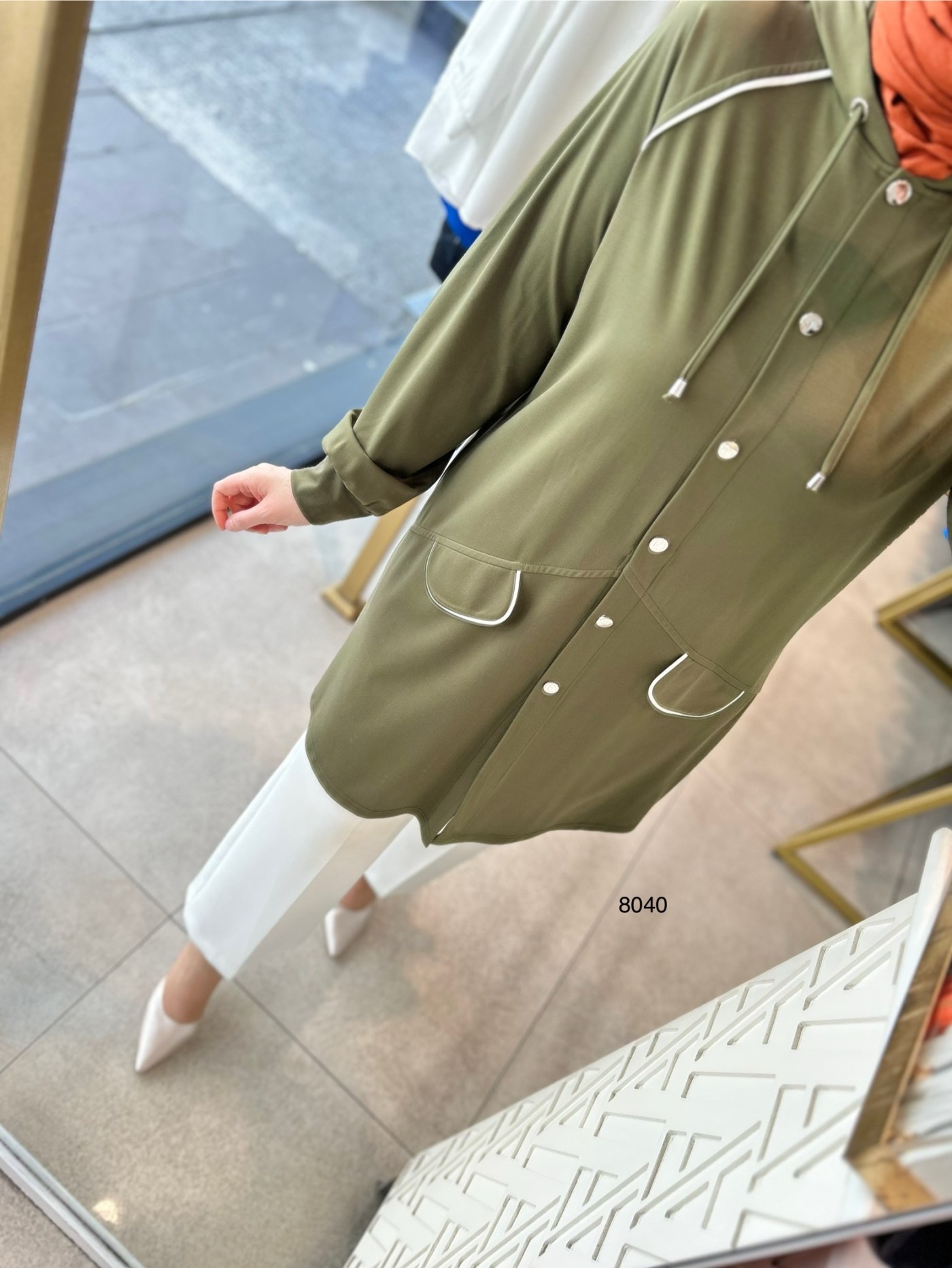 Cep Detaylı Spor Tunik 8040