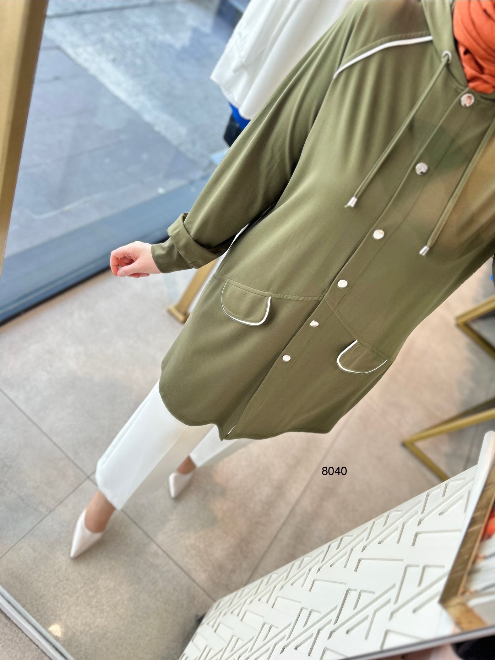 Cep Detaylı Spor Tunik 8040 - Görsel 8