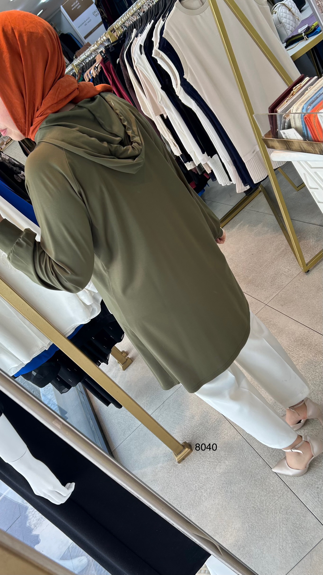 Cep Detaylı Spor Tunik 8040