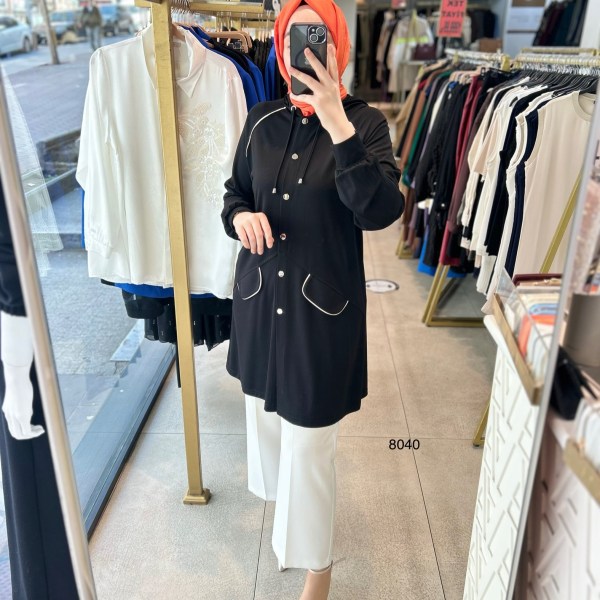 Cep Detaylı Spor Tunik 8040 - Görsel 13