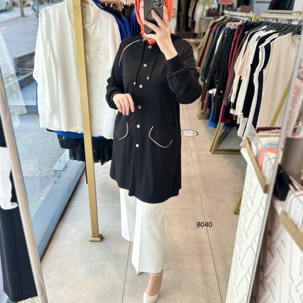 Cep Detaylı Spor Tunik 8040 - Görsel 17