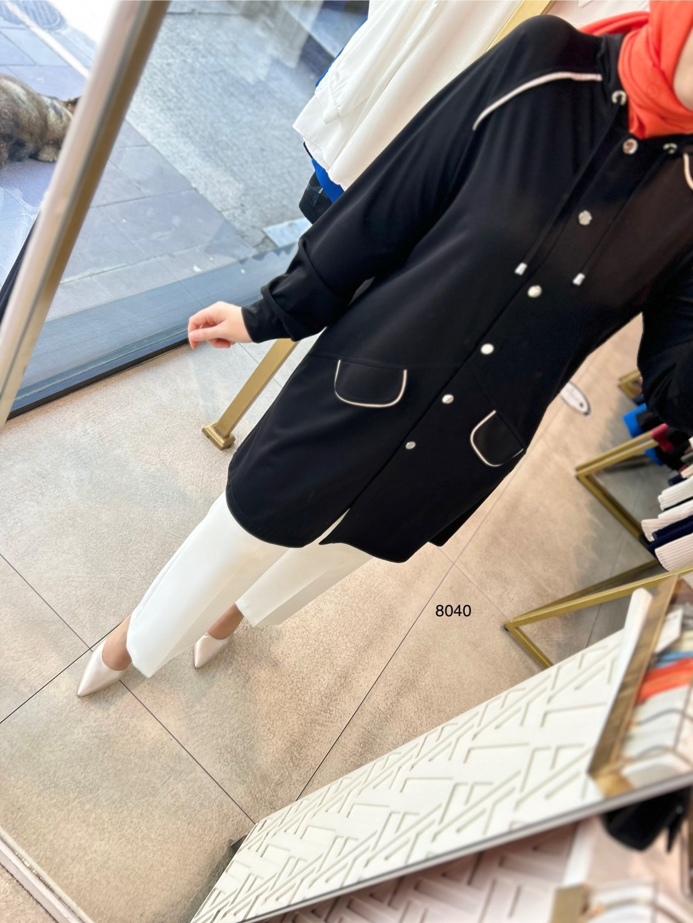 Cep Detaylı Spor Tunik 8040