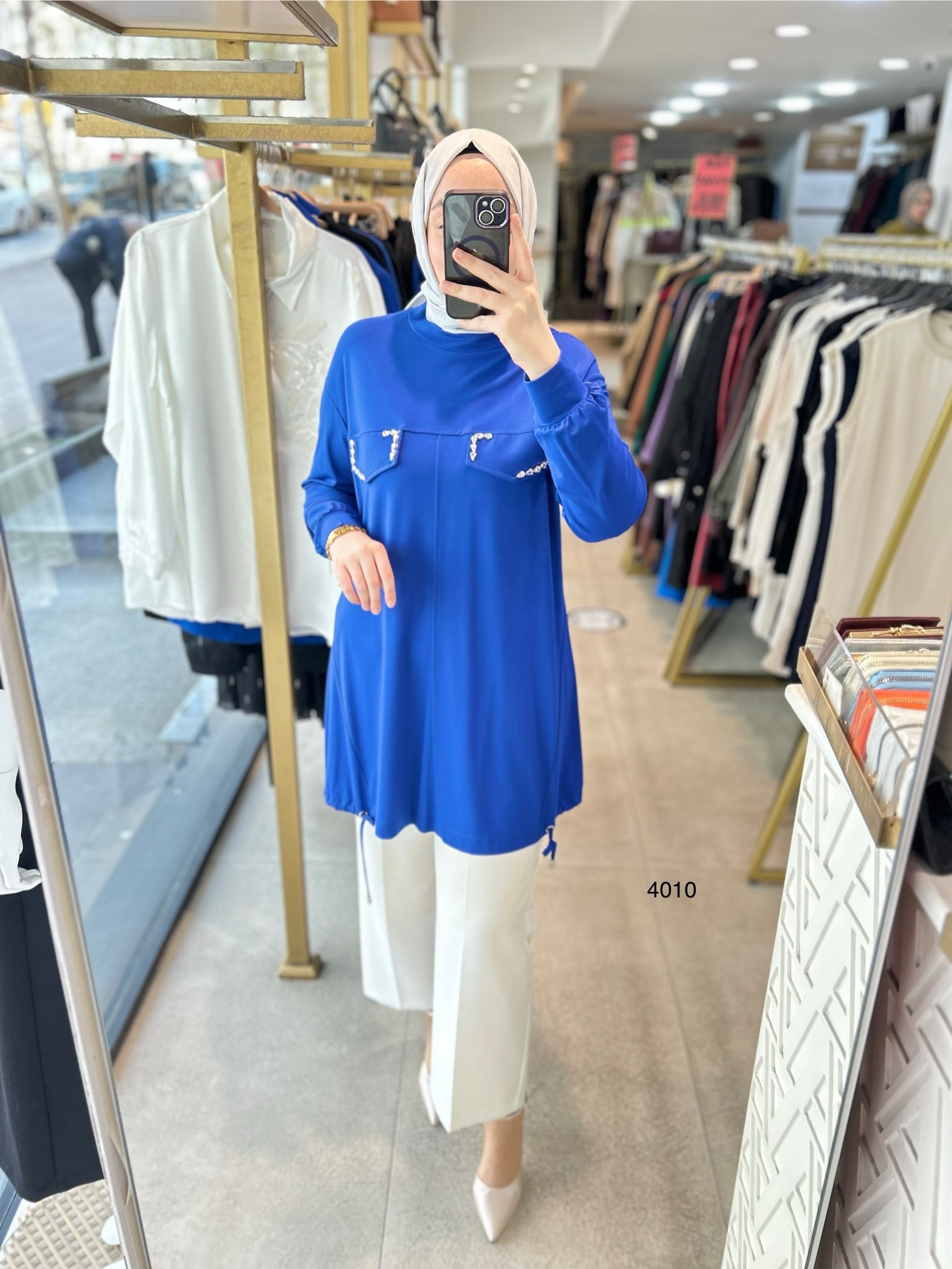 4010 Bambu Kumaş Tunik - Görsel 15