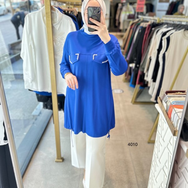 4010 Bambu Kumaş Tunik - Görsel 11