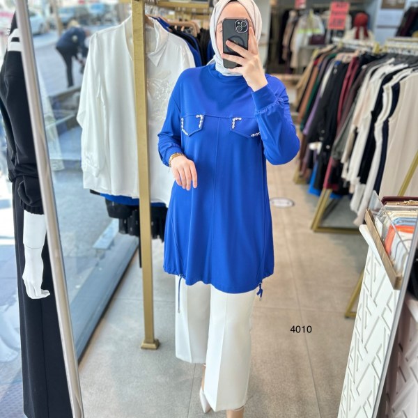 4010 Bambu Kumaş Tunik - Görsel 10