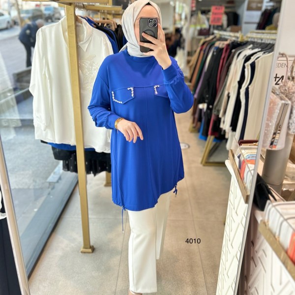 4010 Bambu Kumaş Tunik - Görsel 9