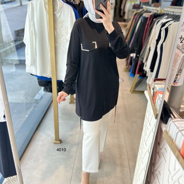 4010 Bambu Kumaş Tunik - Görsel 1