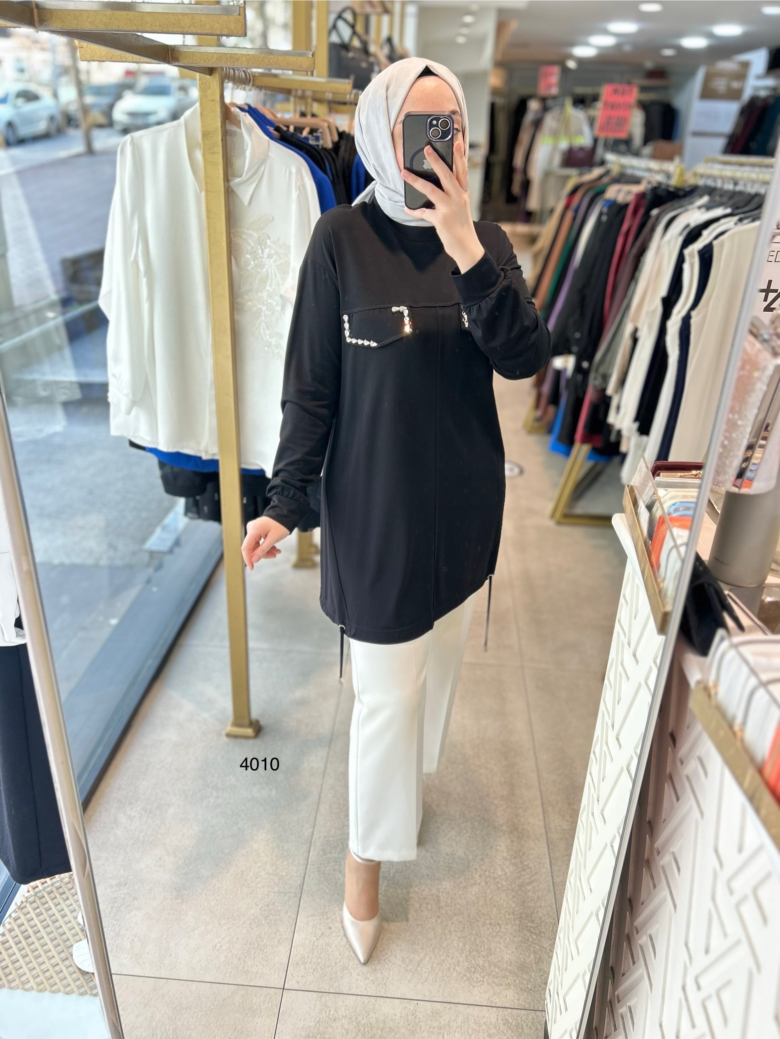 4010 Bambu Kumaş Tunik - Görsel 1