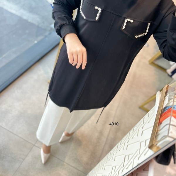 4010 Bambu Kumaş Tunik - Görsel 2