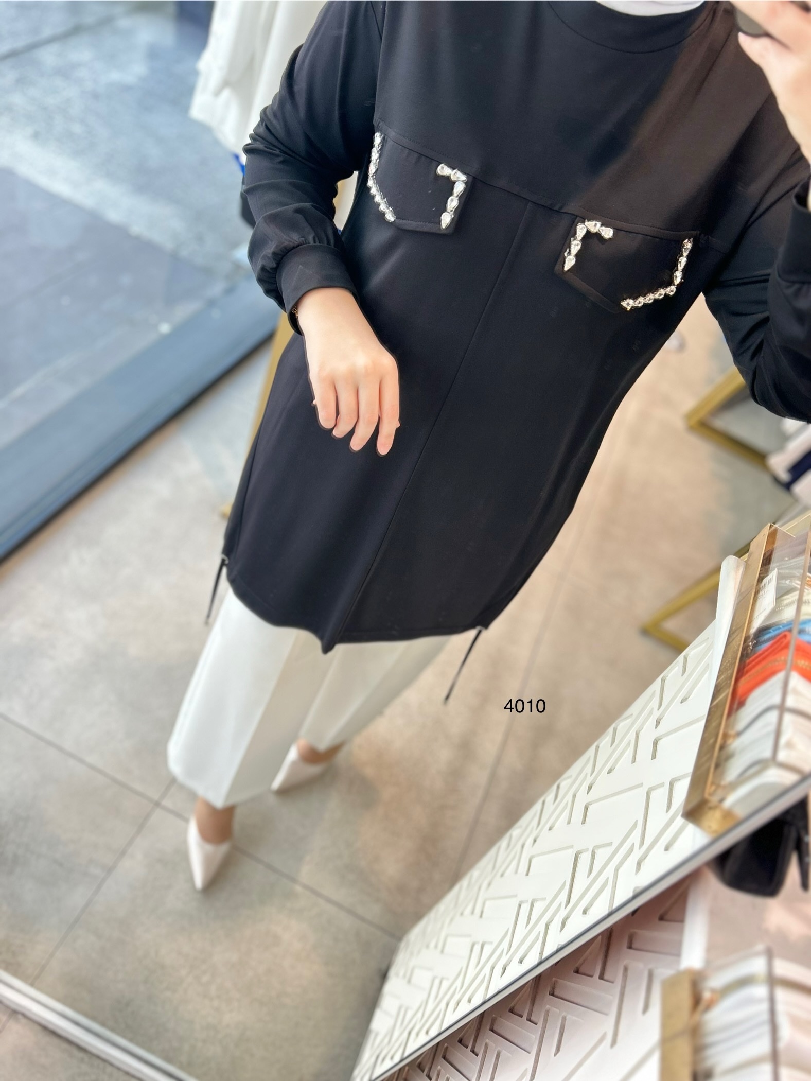 4010 Bambu Kumaş Tunik - Görsel 2