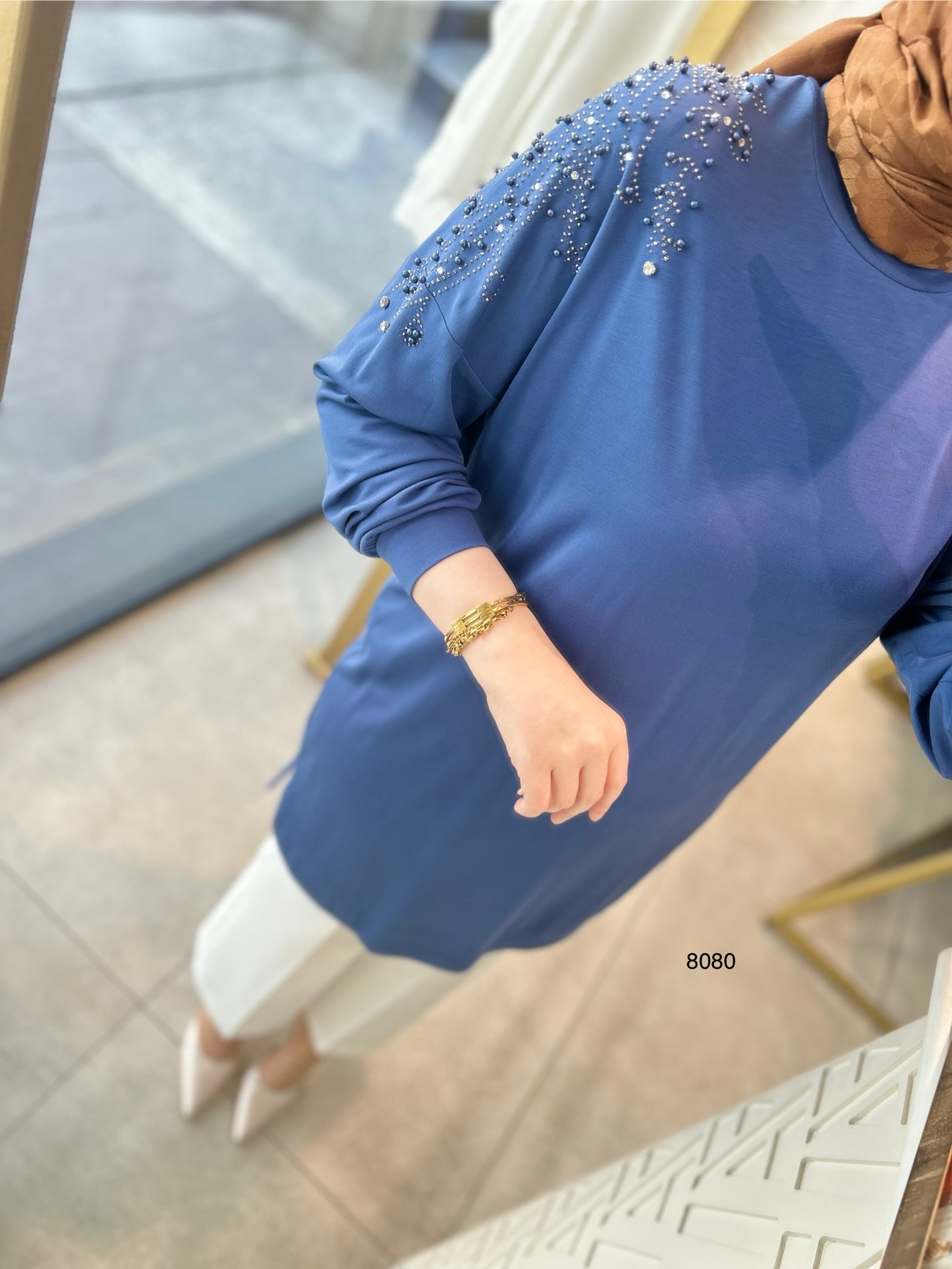 8080 Taşlı Tunik - Görsel 8