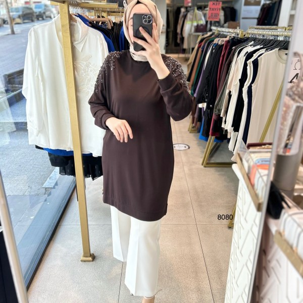 8080 Taşlı Tunik - Görsel 6