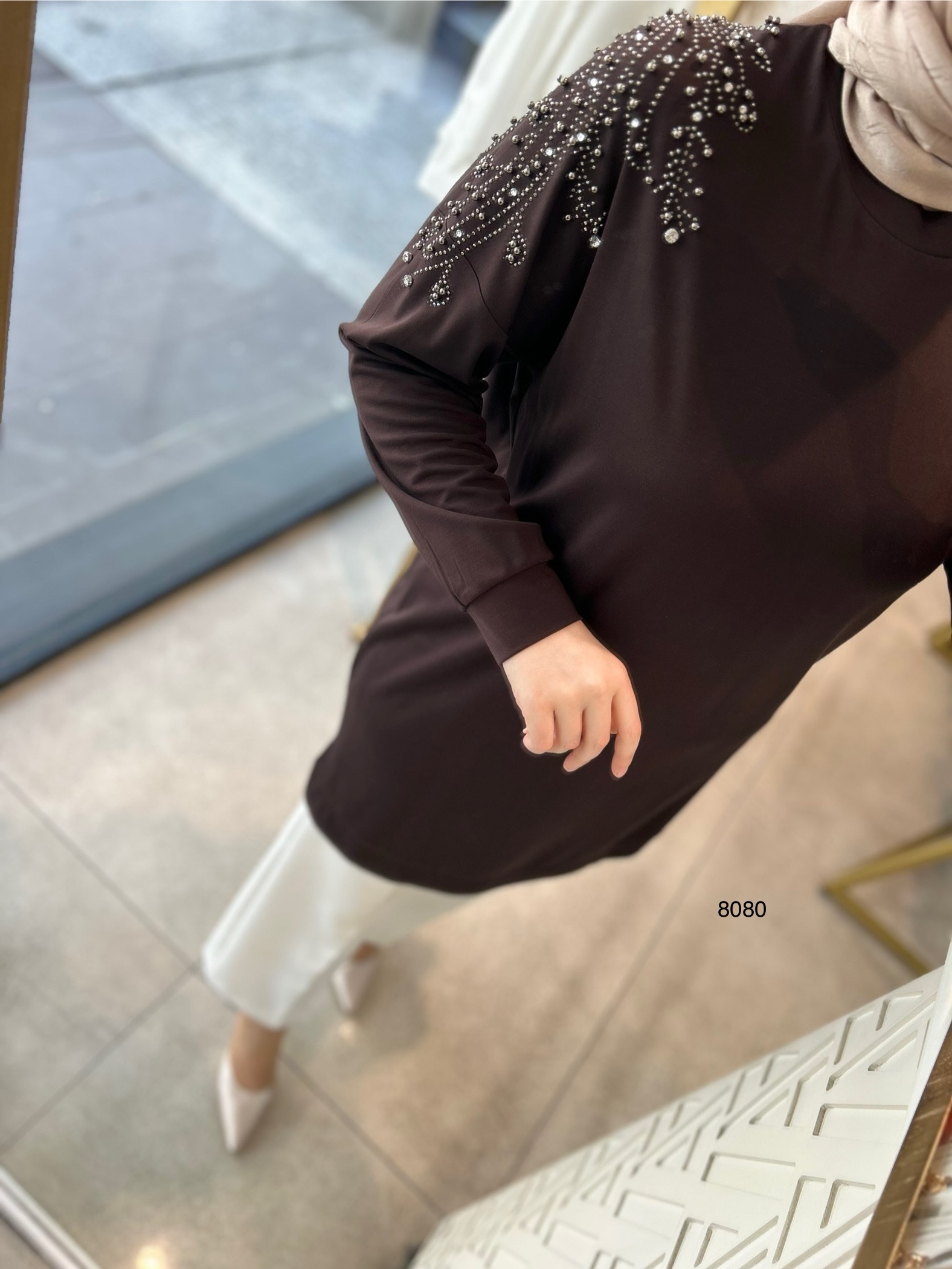 8080 Taşlı Tunik - Görsel 4
