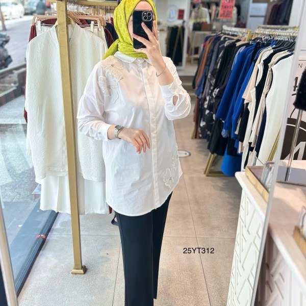 Armine Trend 25YT312 Çiçek Detaylı Tunik - Görsel 5