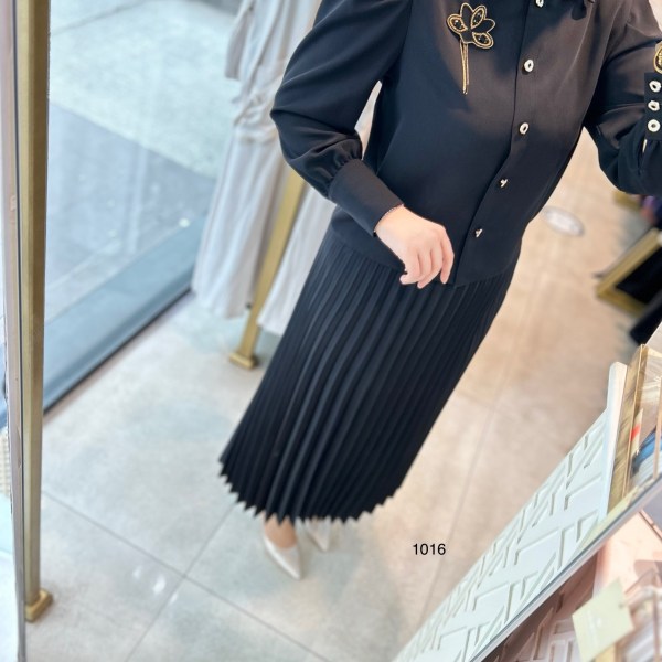 1016 BROŞ DETAYLI TAKIM - Görsel 5