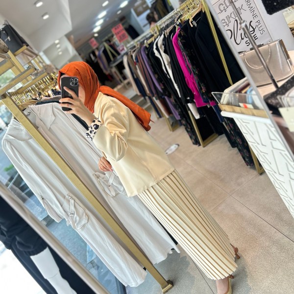 2156 Etek Ceket Takım - Görsel 4