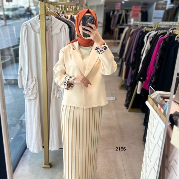 2156 Etek Ceket Takım - Görsel 2