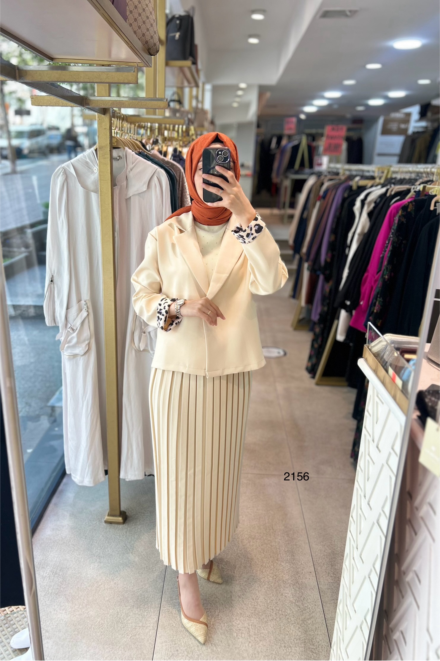 2156 Etek Ceket Takım - Görsel 2