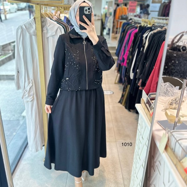 1010 Taş detaylı takım - Görsel 18