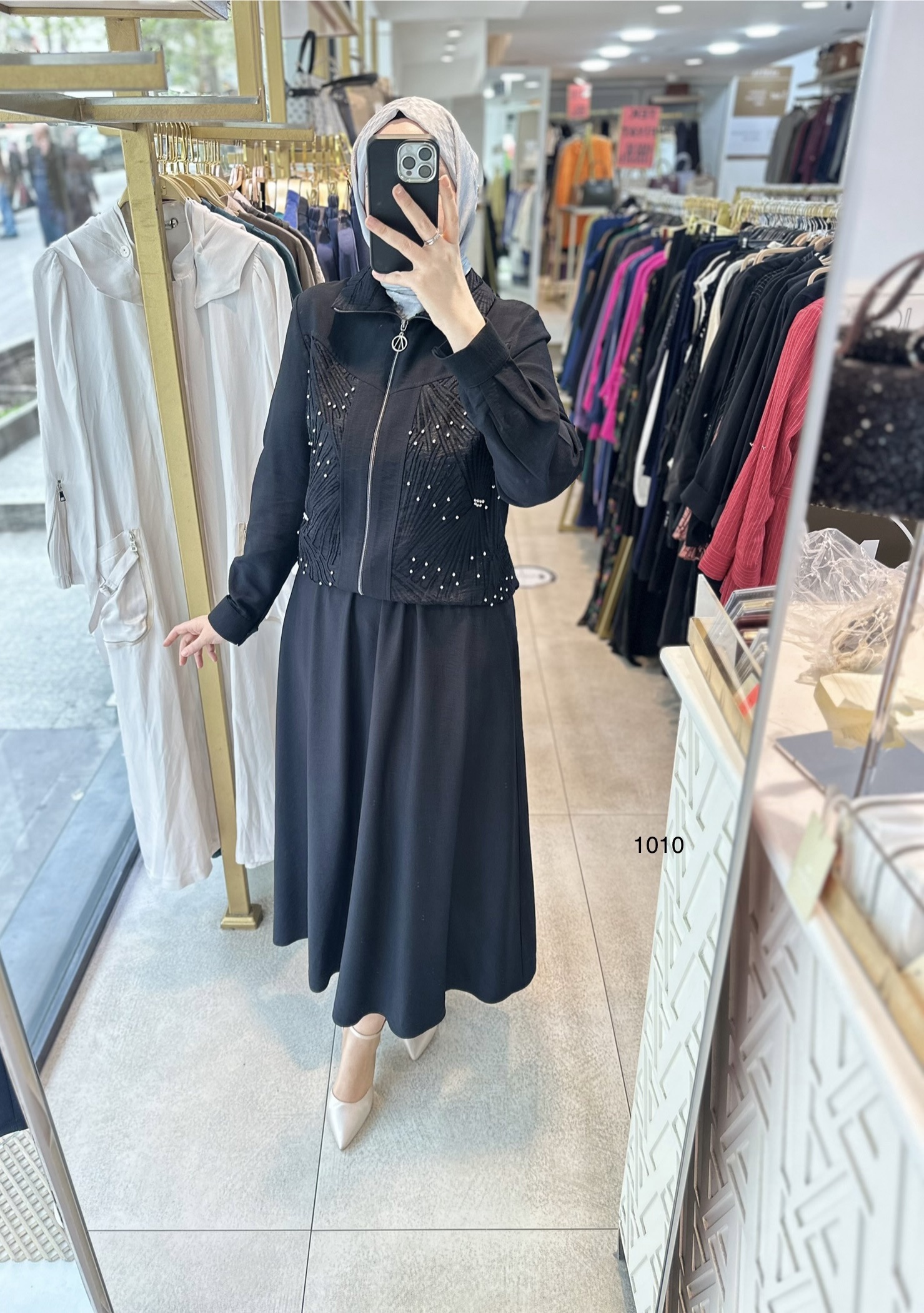 1010 Taş detaylı takım - Görsel 14