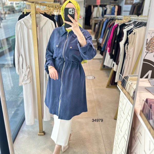 34979 Cep Kapaklı Lacivert Kap - Görsel 2