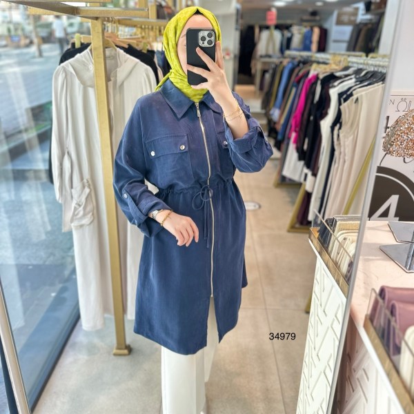 34979 Cep Kapaklı Lacivert Kap - Görsel 3