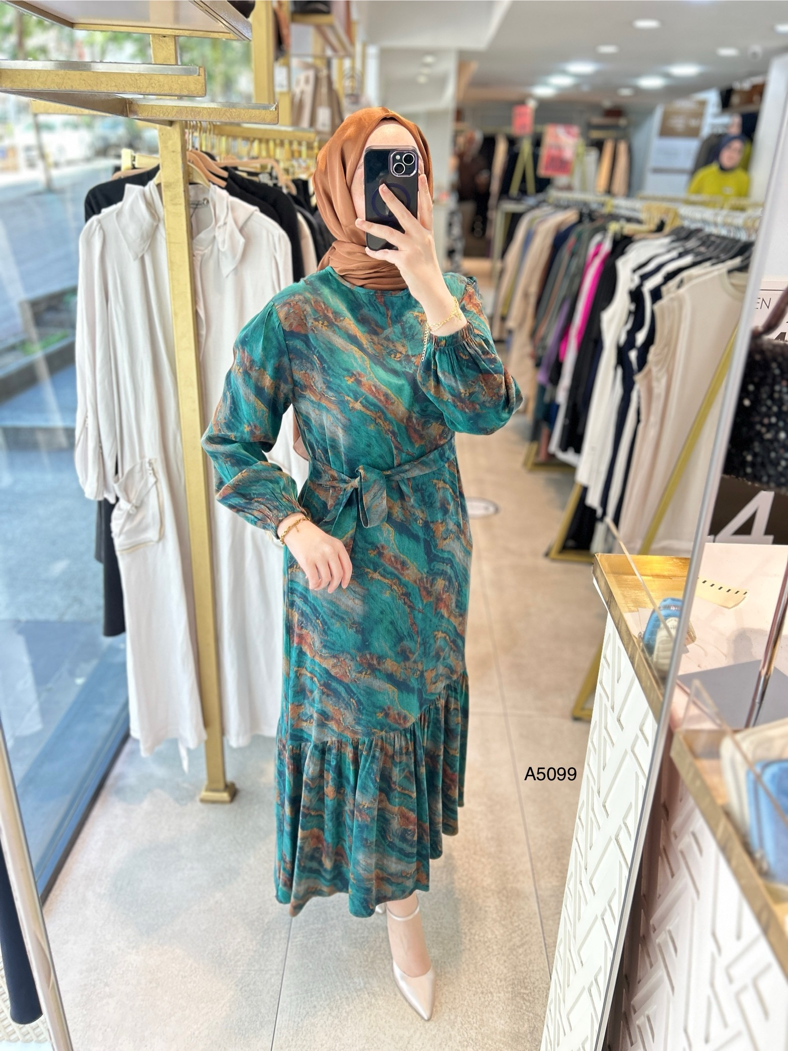 A5099 CUPRA ELBİSE - Görsel 4