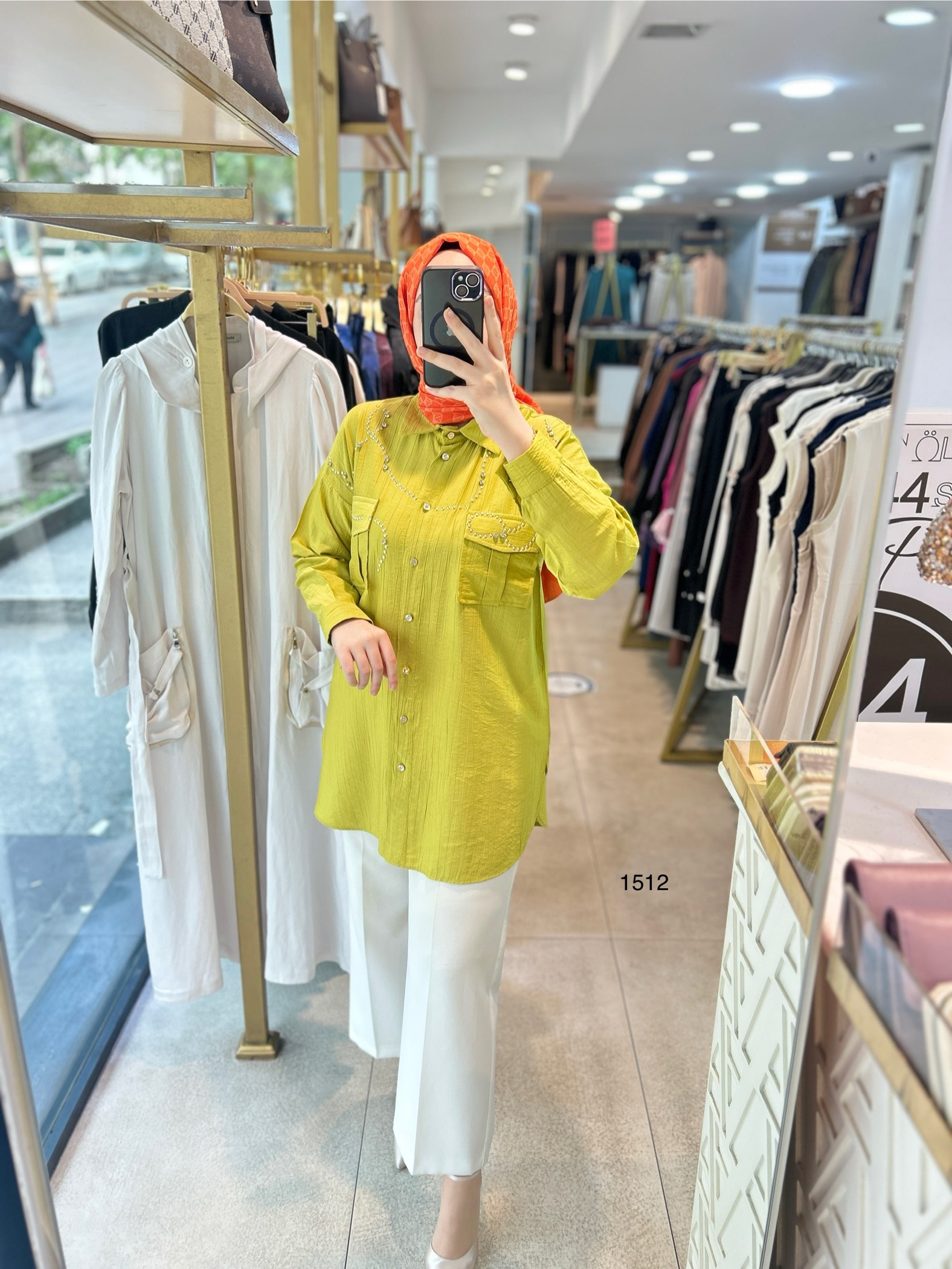 1512 TAŞ DETAYLI TUNİK - Görsel 6