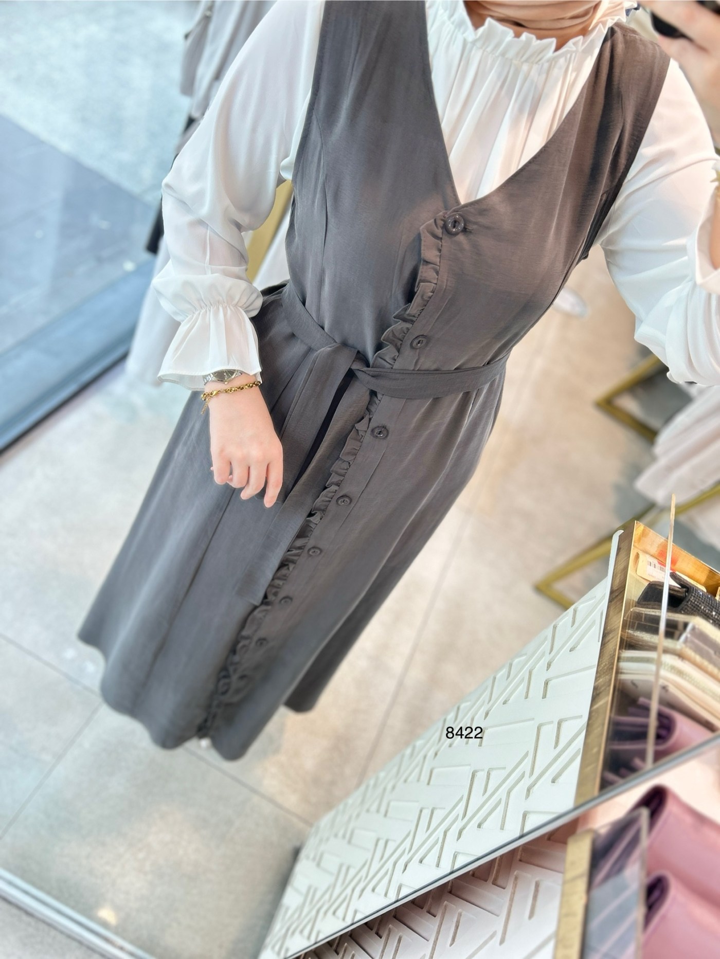 8422 JİLE GÖMLEK ELBİSE