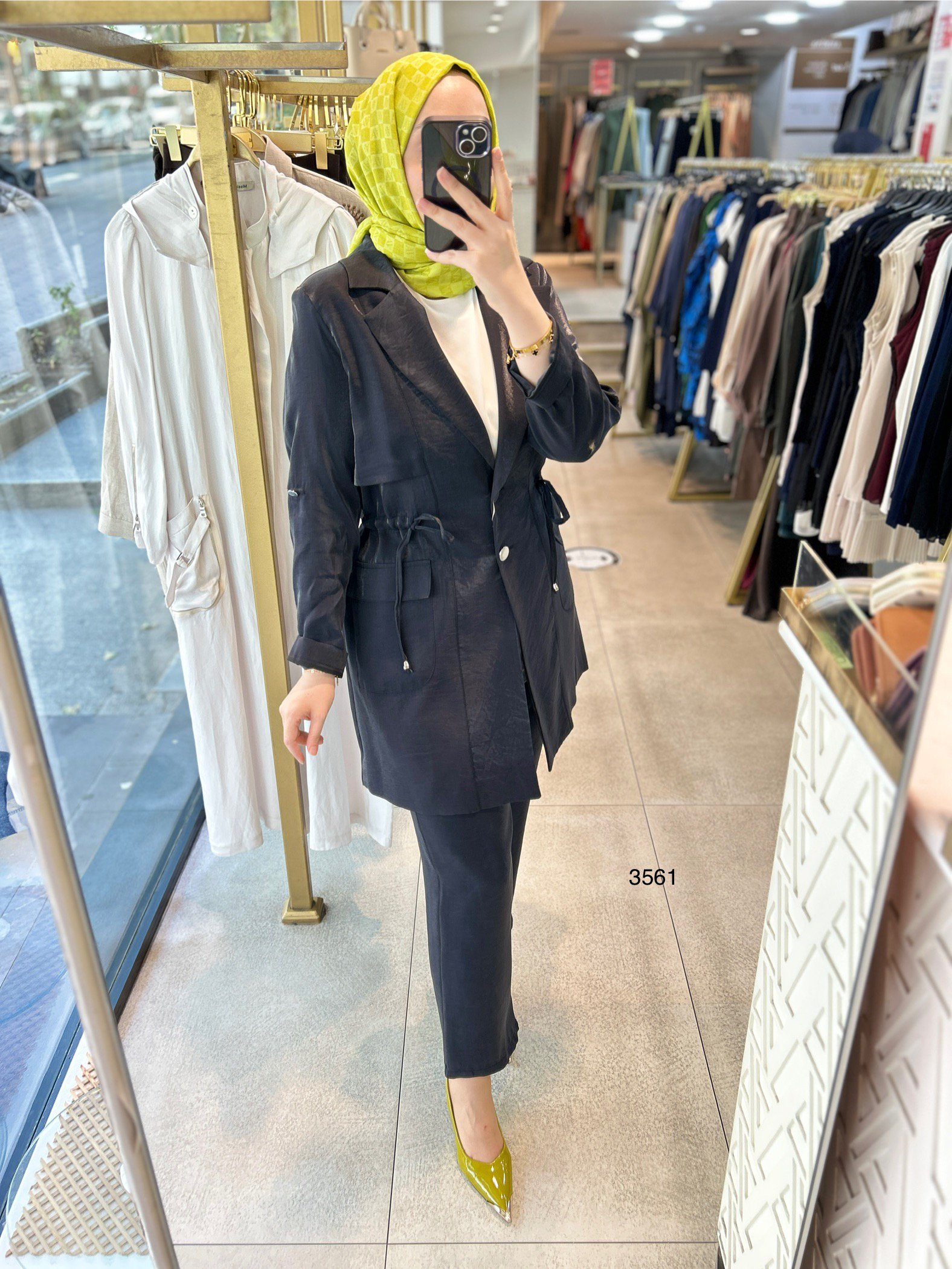 3561 Bel Büzgülü Takım - Görsel 8