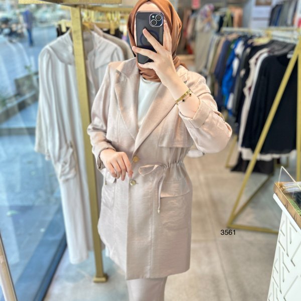 3561 Bel Büzgülü Takım - Görsel 5