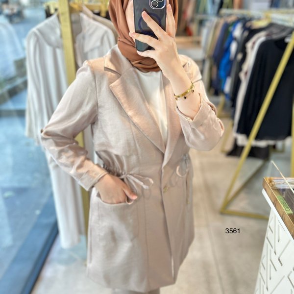 3561 Bel Büzgülü Takım - Görsel 1