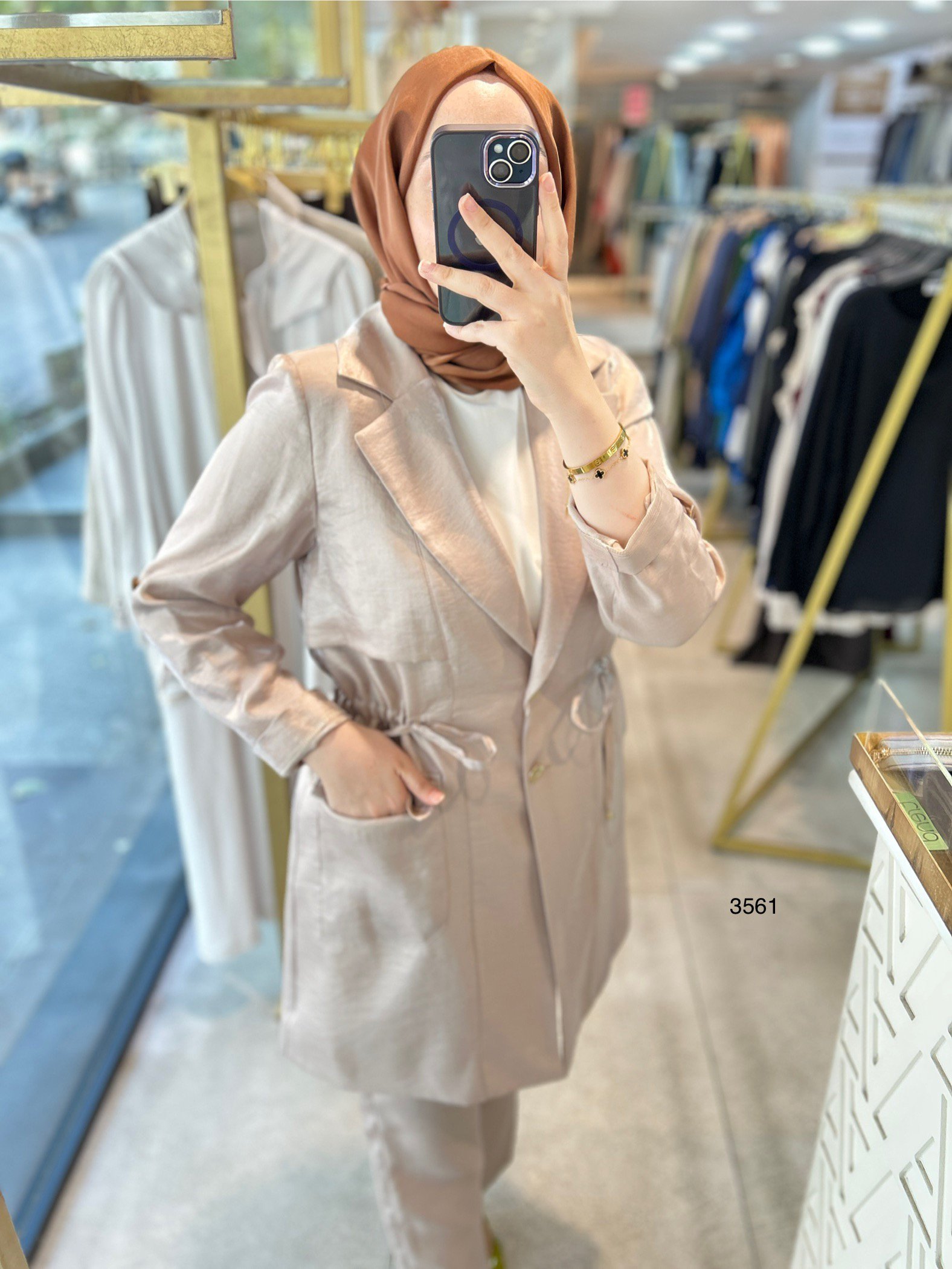 3561 Bel Büzgülü Takım - Görsel 1