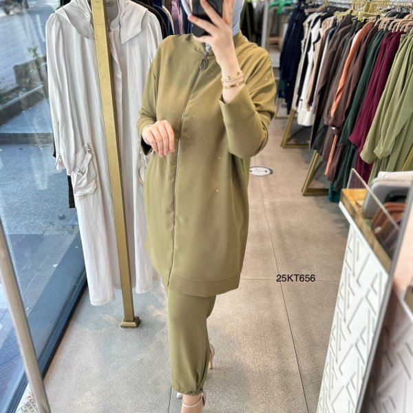 Armine Trend 25KT656 Taş Detaylı Takım - Görsel 3