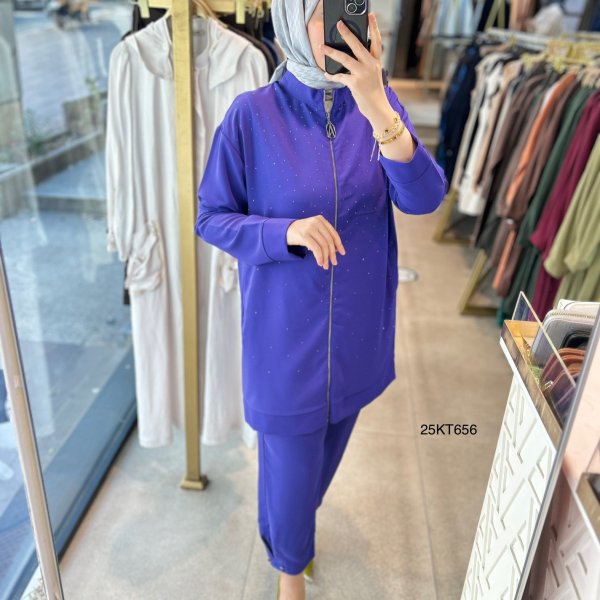 Armine Trend 25KT656 Taş Detaylı Takım - Görsel 7