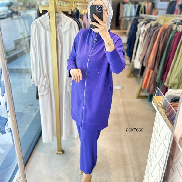 Armine Trend 25KT656 Taş Detaylı Takım - Görsel 14