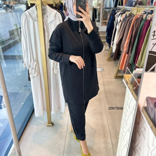 Armine Trend 25KT656 Taş Detaylı Takım - Görsel 8