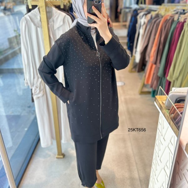 Armine Trend 25KT656 Taş Detaylı Takım - Görsel 6