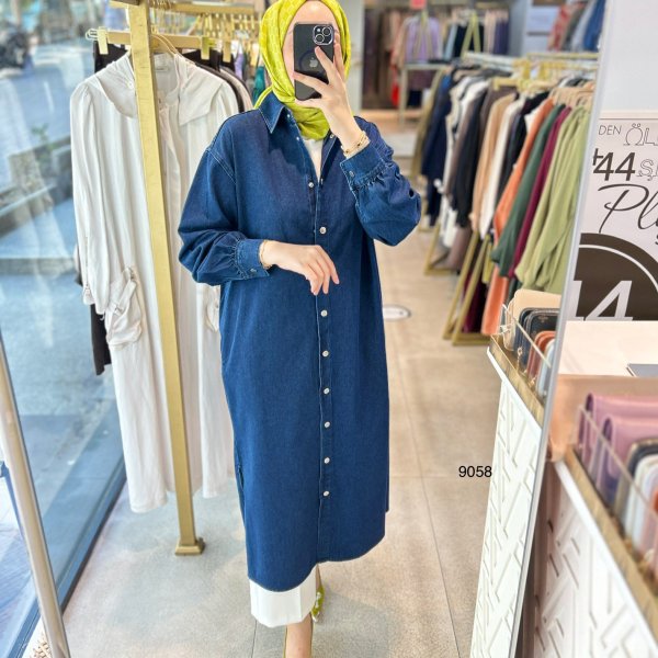 9058 Uzun Kot Tunik - Görsel 8
