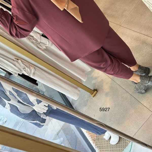 5927 Ön Fermuar Detaylı Spor Takım - Görsel 8