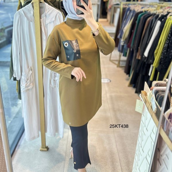 Armine Trend 25KT438 Cep Detaylı Tunik - Görsel 1