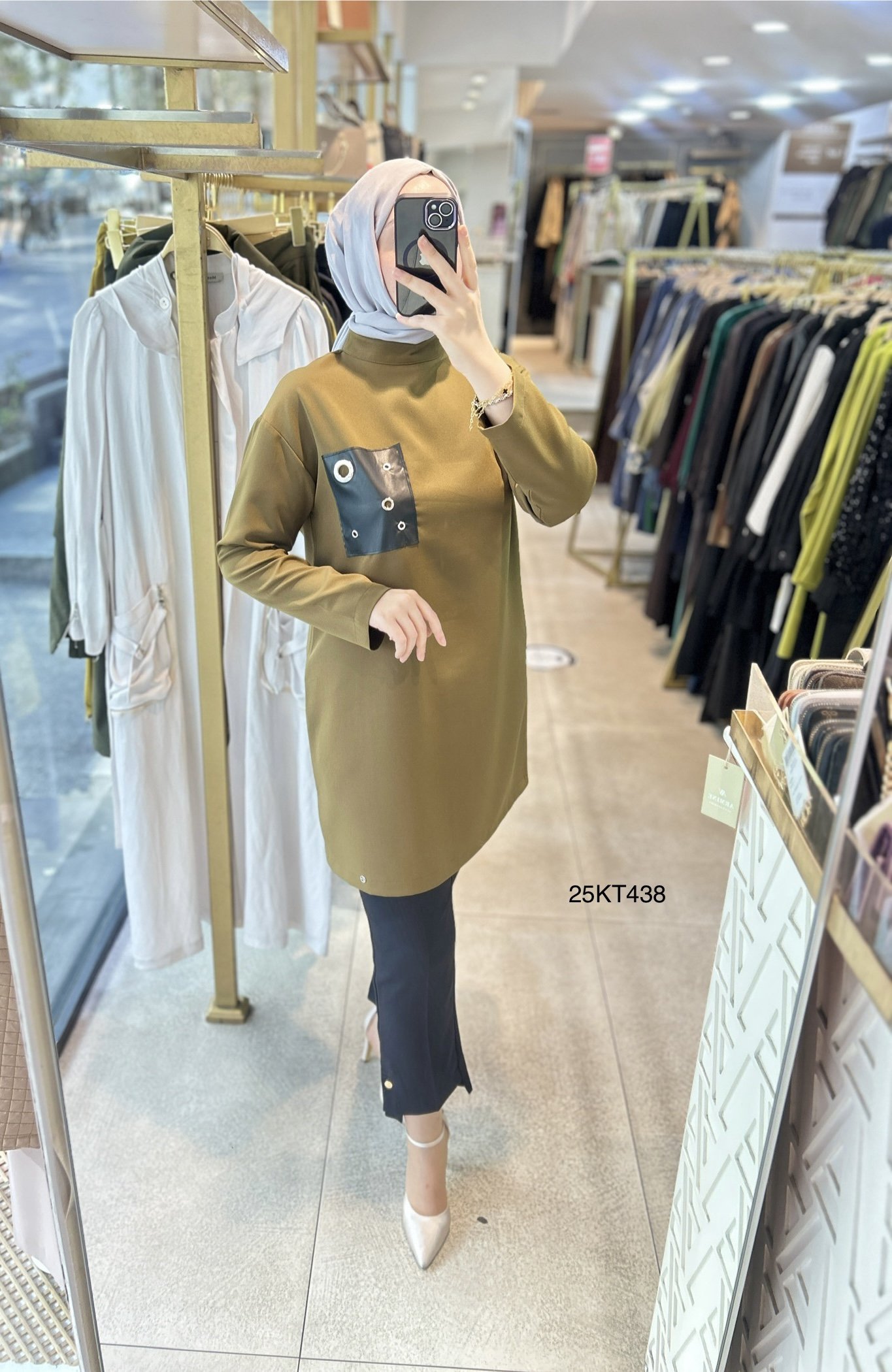 Armine Trend 25KT438 Cep Detaylı Tunik