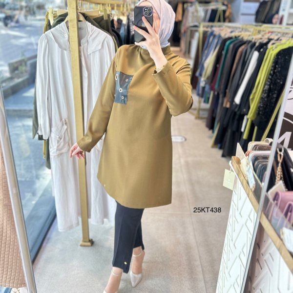 Armine Trend 25KT438 Cep Detaylı Tunik - Görsel 3