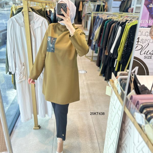 Armine Trend 25KT438 Cep Detaylı Tunik - Görsel 5