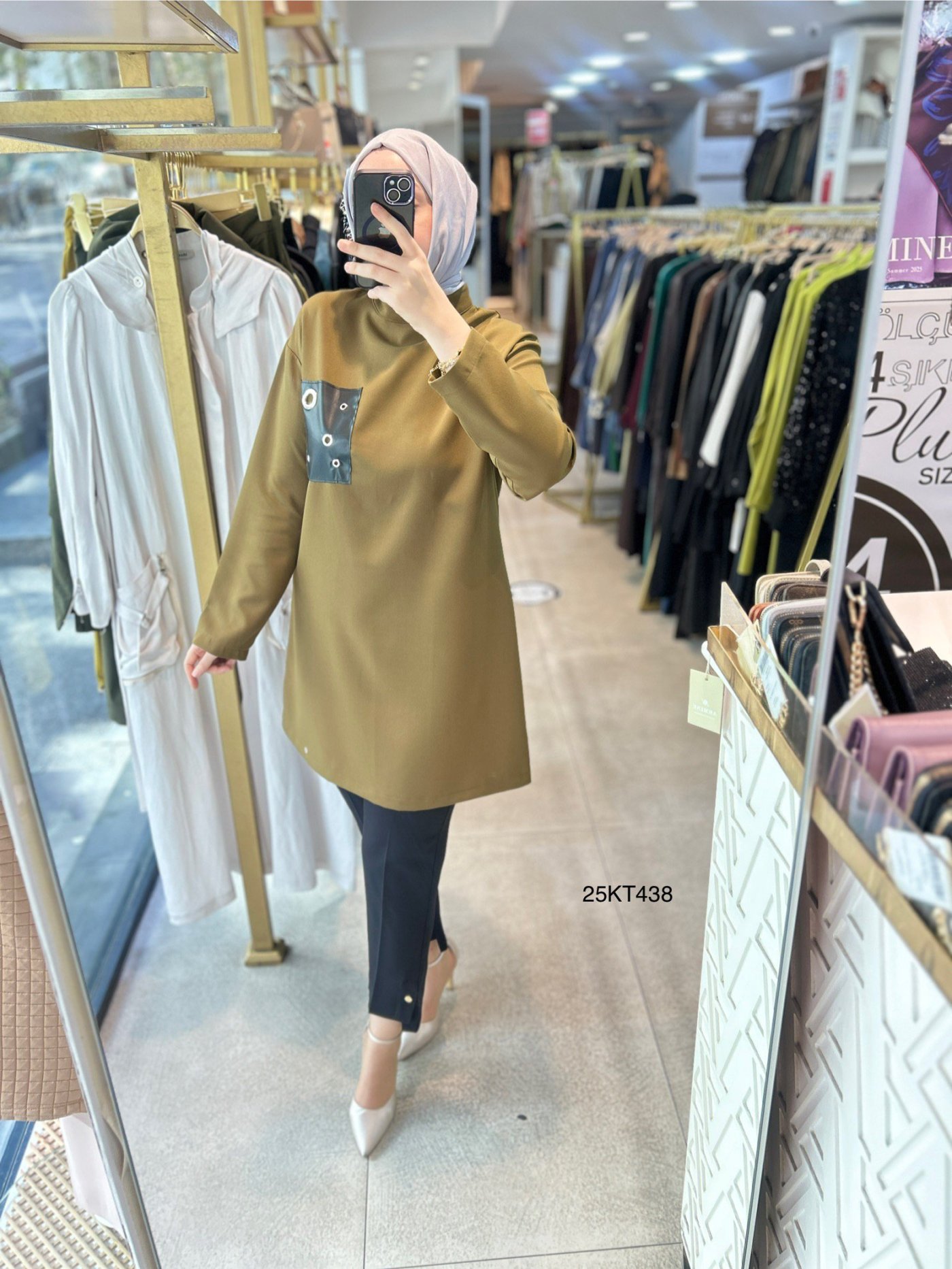 Armine Trend 25KT438 Cep Detaylı Tunik