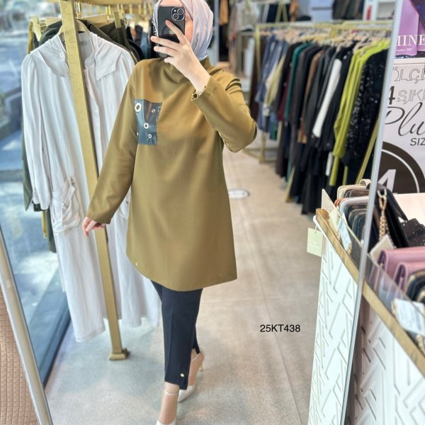 Armine Trend 25KT438 Cep Detaylı Tunik - Görsel 2
